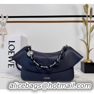 Cheap Discount Loewe Medium Ola Bag In Smooth Calfskin 012518 Blue 2025