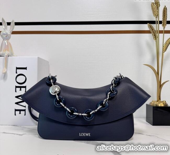 Cheap Discount Loewe Medium Ola Bag In Smooth Calfskin 012518 Blue 2025