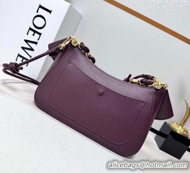 Well Crafted Loewe Medium Ola Bag In Smooth Calfskin 012518 Dark Burgundy 2025
