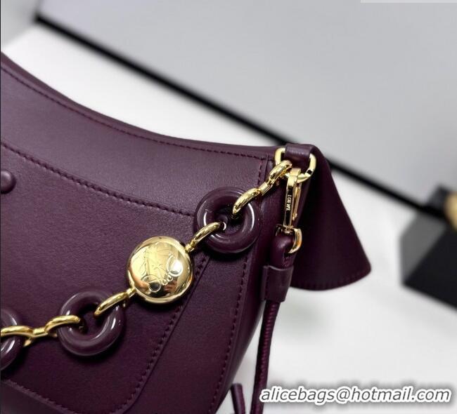 Well Crafted Loewe Medium Ola Bag In Smooth Calfskin 012518 Dark Burgundy 2025