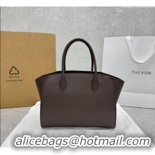 New Cheap The Row Marlo 12 Bag in Calfskin Leather 1895 Coffee Brown 2025