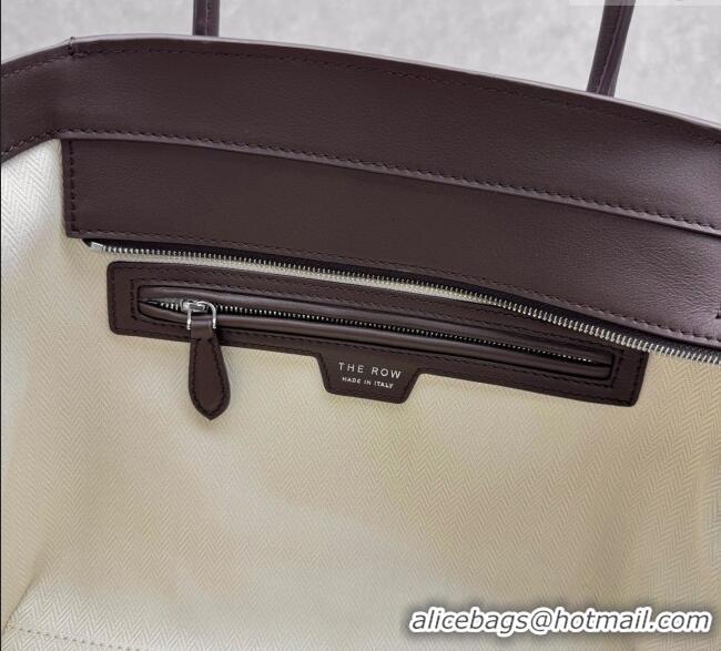 New Cheap The Row Marlo 12 Bag in Calfskin Leather 1895 Coffee Brown 2025