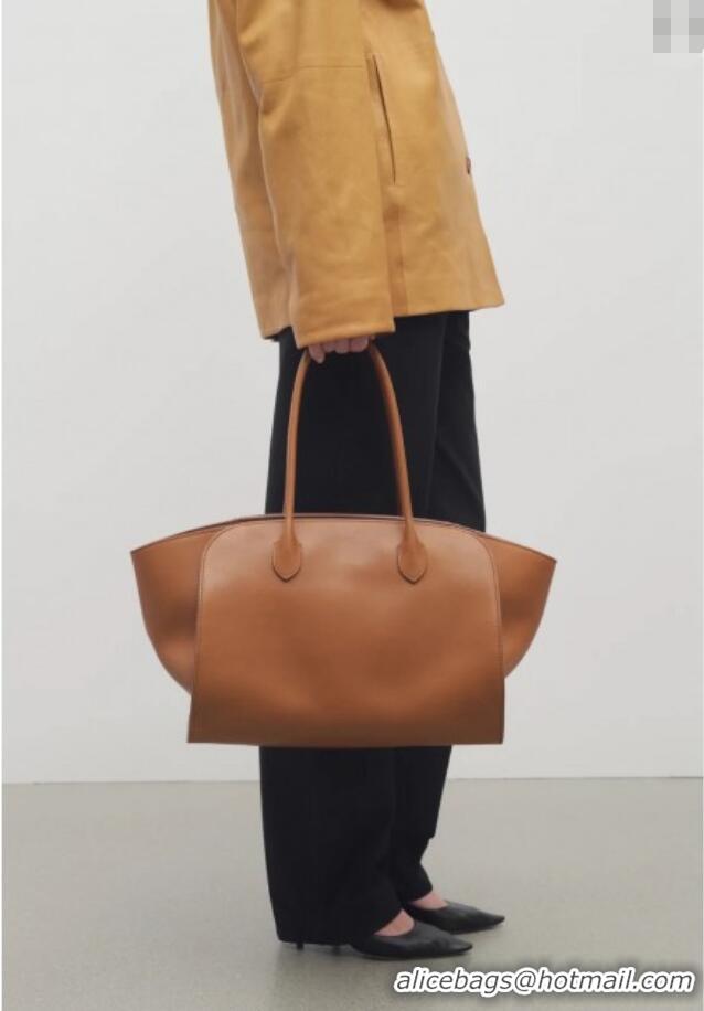 New Cheap The Row Marlo 12 Bag in Calfskin Leather 1895 Coffee Brown 2025