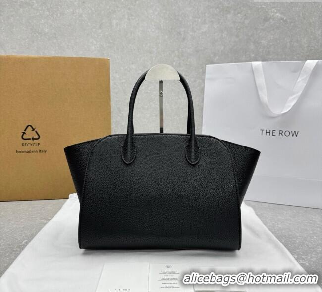 Top Grade The Row Marlo 12 Bag in Grained Leather 1895 Black 2025