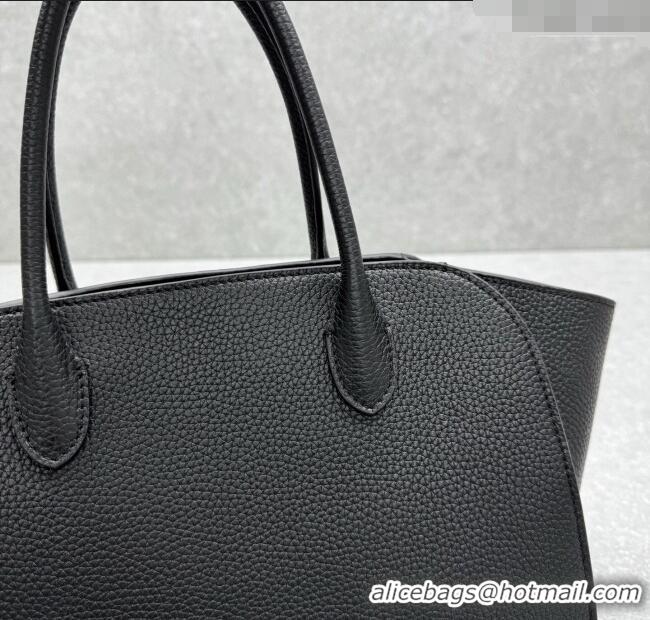 Top Grade The Row Marlo 12 Bag in Grained Leather 1895 Black 2025