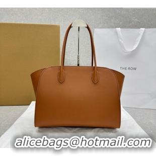 Famous Brand The Row Marlo 14 Bag in Calfskin Leather 1895 Light Brown 2025