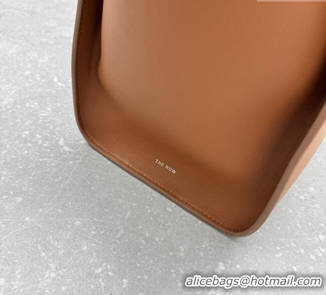 Famous Brand The Row Marlo 14 Bag in Calfskin Leather 1895 Light Brown 2025