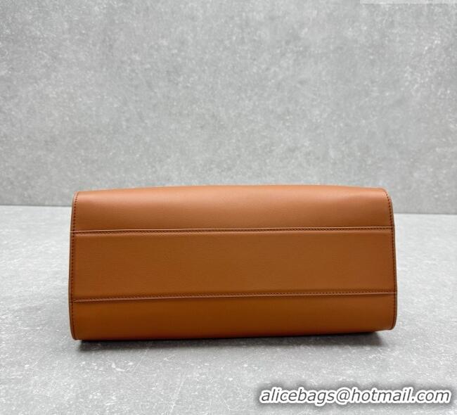 Famous Brand The Row Marlo 14 Bag in Calfskin Leather 1895 Light Brown 2025