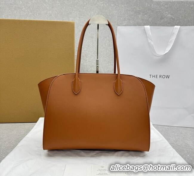 Famous Brand The Row Marlo 14 Bag in Calfskin Leather 1895 Light Brown 2025