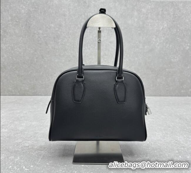Famous Brand The Row India 10.00 Top Handle Bag in Smooth Leather 1740 Black 2025