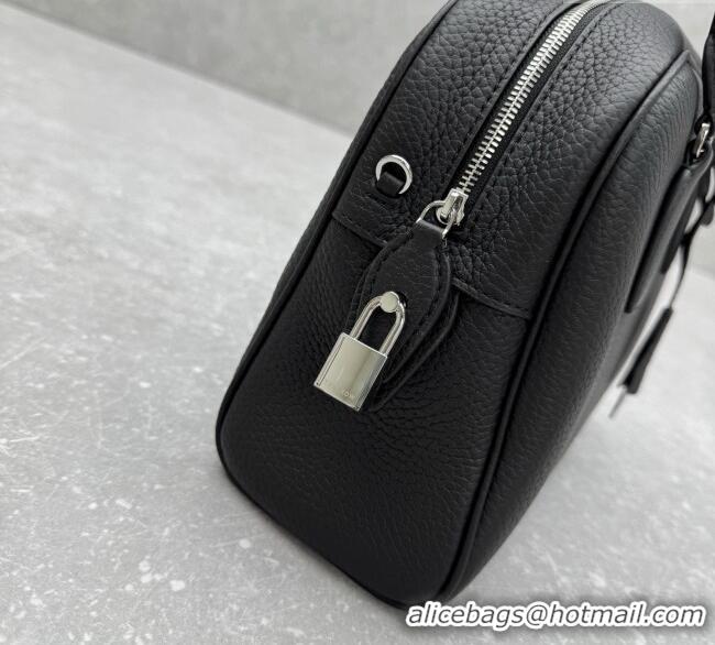 Luxury Cheap The Row India 10.00 Top Handle Bag in Grained Leather 1740 Black 2025