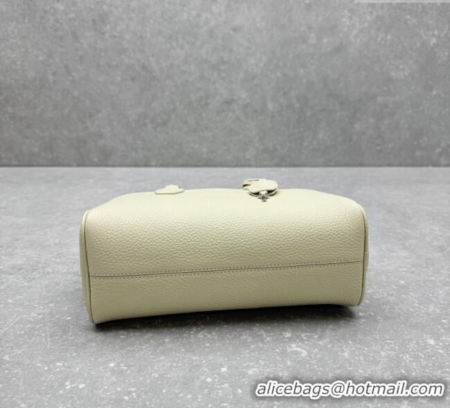 Top Quality The Row India 10.00 Top Handle Bag in Grained Leather 1740 White 2025