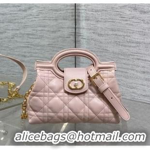 Grade Promotional Dior Jolie Top Handle Mini Bag S3123 Powder Pink 2025