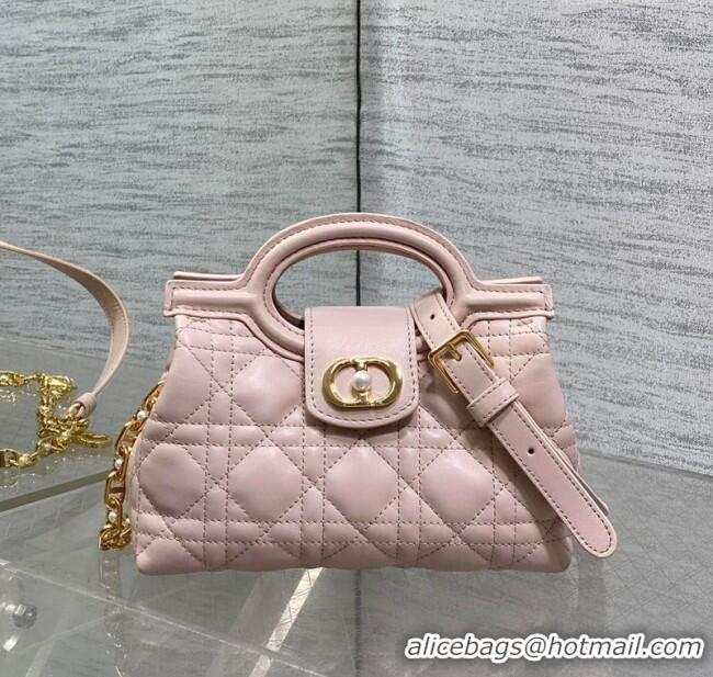 Grade Promotional Dior Jolie Top Handle Mini Bag S3123 Powder Pink 2025