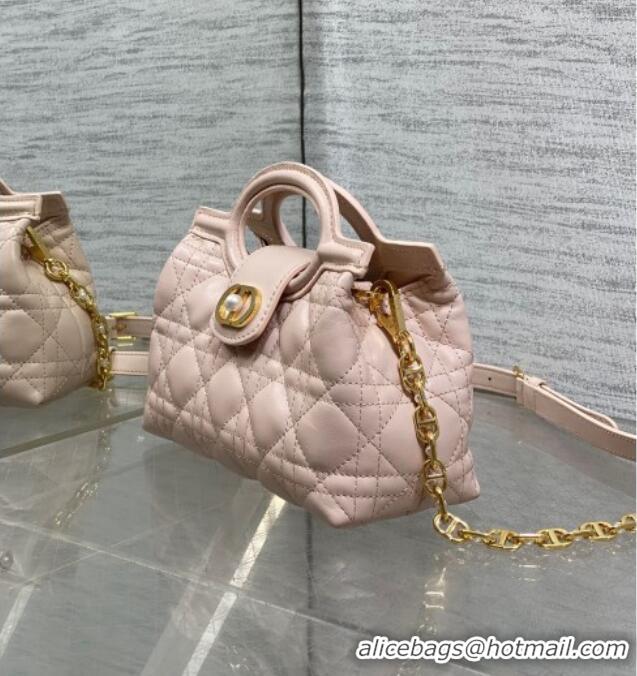 Grade Promotional Dior Jolie Top Handle Mini Bag S3123 Powder Pink 2025