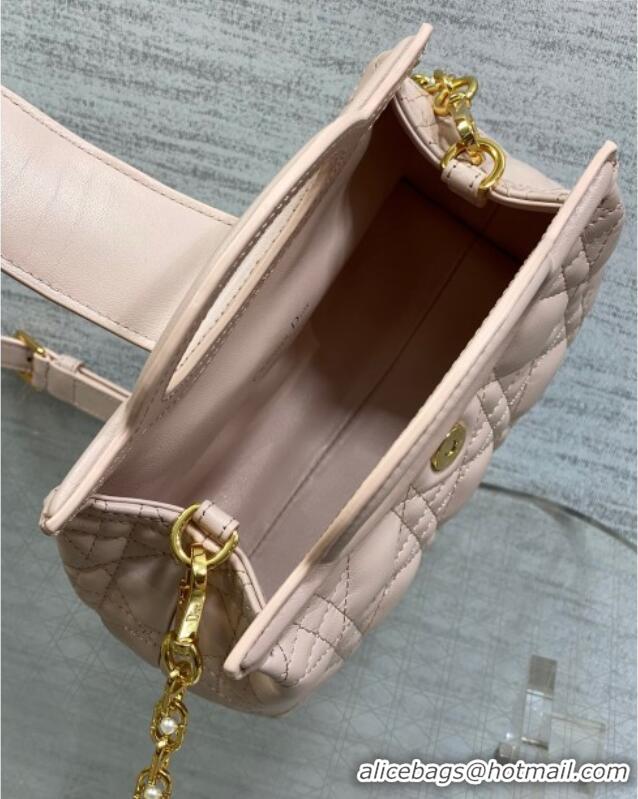 Grade Promotional Dior Jolie Top Handle Mini Bag S3123 Powder Pink 2025