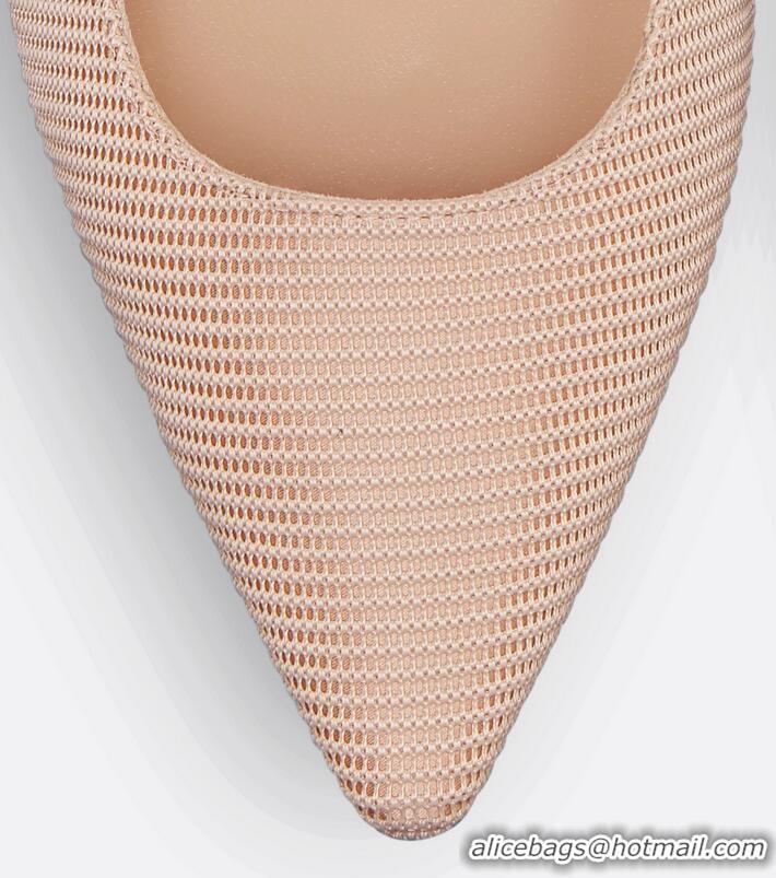Best Product Dior J'Adior Slingback Flat CD3840 Nude Technical Fabric