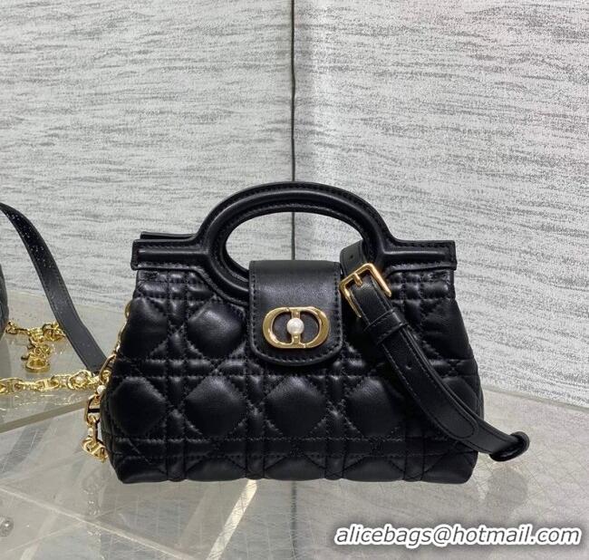 Buy Discount Dior Jolie Top Handle Mini Bag S3123 Black 2025
