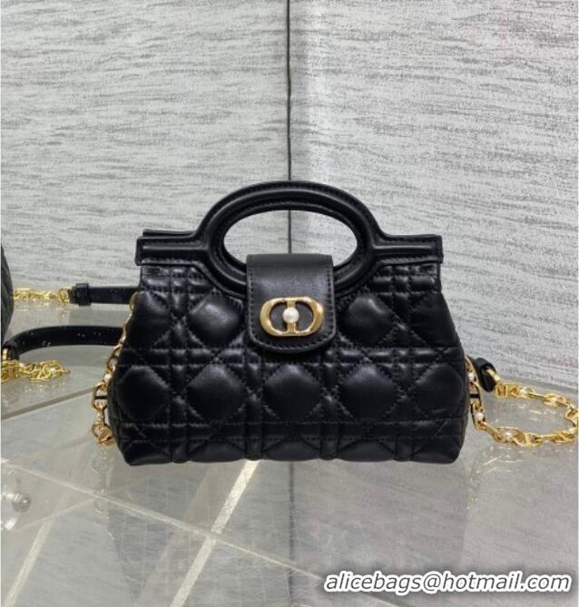 Buy Discount Dior Jolie Top Handle Mini Bag S3123 Black 2025