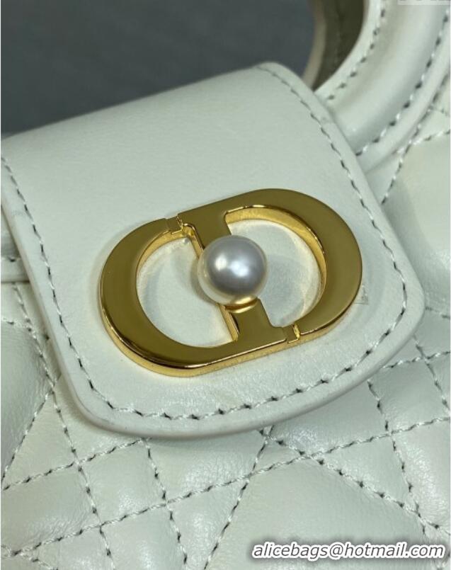 Super Quality Dior Jolie Top Handle Mini Bag S3123 White 2025