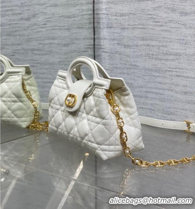 Super Quality Dior Jolie Top Handle Mini Bag S3123 White 2025