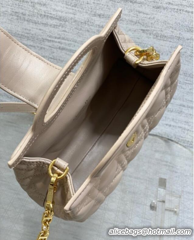 Top Grade Dior Jolie Top Handle Mini Bag S3123 Powder Beige 2025