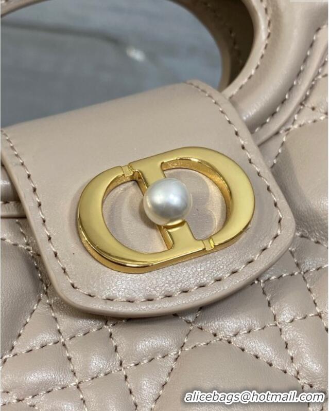 Top Grade Dior Jolie Top Handle Mini Bag S3123 Powder Beige 2025