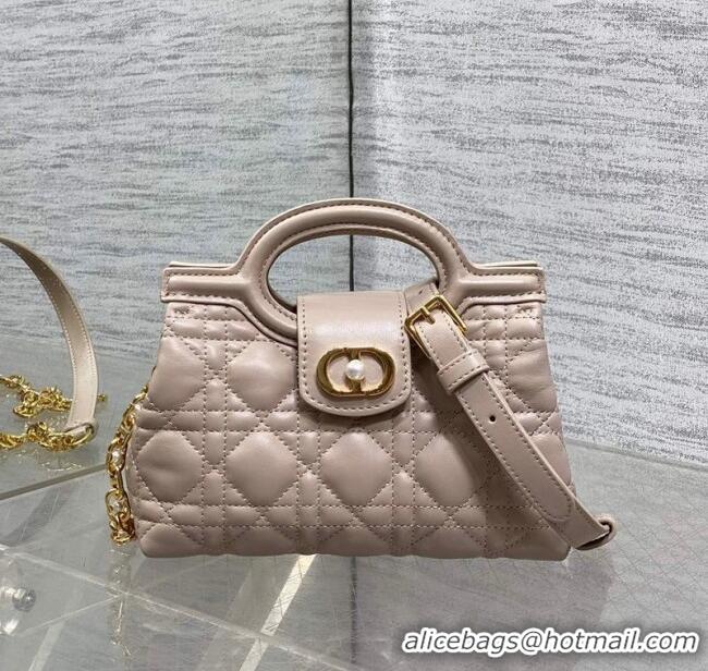 Top Grade Dior Jolie Top Handle Mini Bag S3123 Powder Beige 2025
