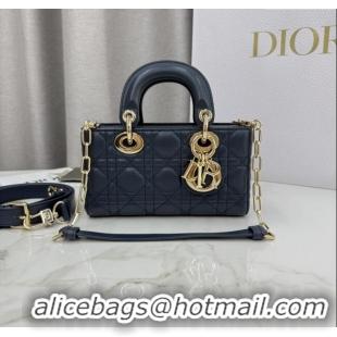 Trendy Design Dior Mini Lady D-Joy Bag in Cannage Lambskin M0636 Midnight Blue 2025