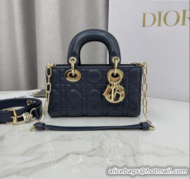 Trendy Design Dior Mini Lady D-Joy Bag in Cannage Lambskin M0636 Midnight Blue 2025