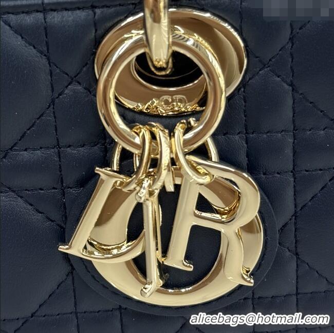 Trendy Design Dior Mini Lady D-Joy Bag in Cannage Lambskin M0636 Midnight Blue 2025