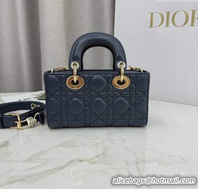 Trendy Design Dior Mini Lady D-Joy Bag in Cannage Lambskin M0636 Midnight Blue 2025