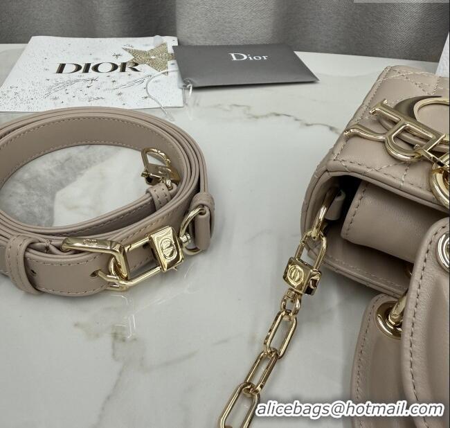 Well Crafted Dior Mini Lady D-Joy Bag in Cannage Lambskin M0636 Powder Beige 2025