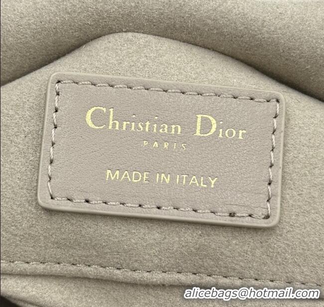 Well Crafted Dior Mini Lady D-Joy Bag in Cannage Lambskin M0636 Powder Beige 2025