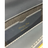 Discount Dior Small 30 Montaigne Pocket Bag in Oblique Jacquard and Smooth Calfskin 6027 Blue 2025