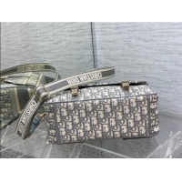 Promotional Dior Medium Diorcamp Messenger Bag in Grey Oblique Dior Embroidery M1241ORIW 2025