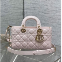 Grade Design Dior Lady D-Joy Medium Bag in Cannage Lambskin M9250 Light Pink 2025