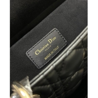 Inexpensive Dior Lady D-Joy Medium Bag in Cannage Lambskin M9250 Black/Gold 2025