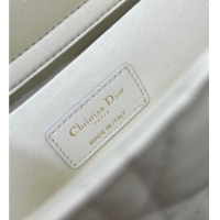 Low Cost Dior Lady D-Joy Medium Bag in Cannage Lambskin M9250 White 2025