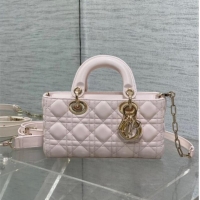 Good Product Dior Lady D-Joy Small Bag in Cannage Lambskin M9250 Light Pink 2025