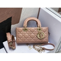 Low Cost Dior Lady D-Joy Small Bag in Cannage Lambskin M9250 Dusty Pink 2025