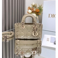 Low Cost Dior Lady D-Joy Micro Bag in Cannage Lambskin M9250 Beige 2025
