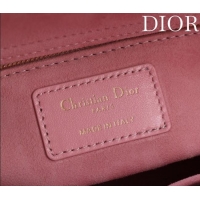 Grade Design Dior Small Lady My ABCDior Bag in Cannage Lambskin M0538 Pink 2025