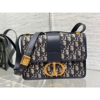 Trendy Design Dior 30 Montaigne Bag in Blue Dior Oblique Jacquard M9074 2025