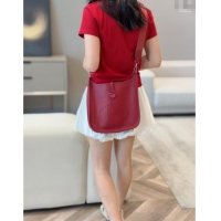 New Design Hermes Evelyne Bag 29cm in Togo Calfskin Leather HB29 Stone Red 2025