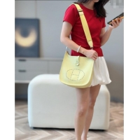 Luxury Discount Hermes Evelyne Bag 29cm in Togo Calfskin Leather HB29 Milton Yellow 2025