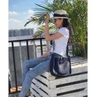 Good Product Hermes Evelyne Bag 29cm in Togo Calfskin Leather HB29 Stone Blue 2025