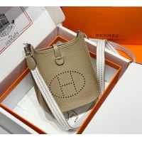 Promotional Hermes Evelyne Mini Bag 18cm in Togo Calfskin Leather 8144 Alpha Beige 2025