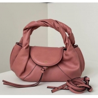 Top Grade Fendi Spy Small Bag in Leather 80888S Dusty Pink 2025