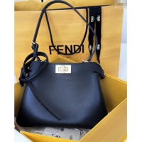 Grade Design Fendi Peekaboo Soft Small Bag in Leather 80175 Black 2025